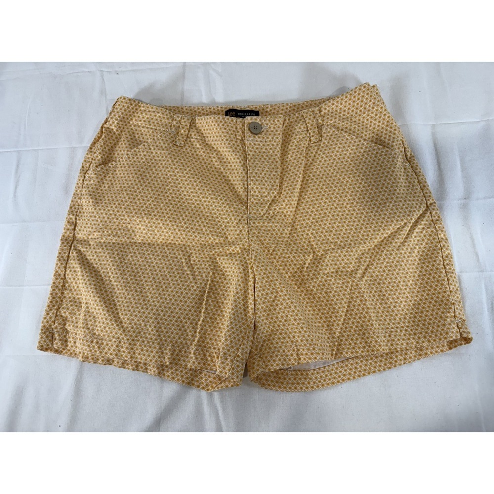 Lee Women's Golden Stars Cotton Stretch Mid Rise Short Size 16 Regular Fit